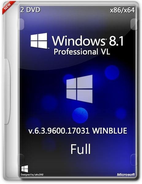 Windws 8.1 Professional VL with Update x86 & x64 DVD (Russian)