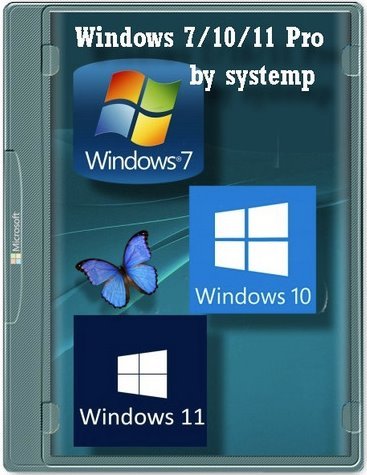 Windows 7/10/11 Pro 86-x64 by systemp 22.02.10 [Ru]