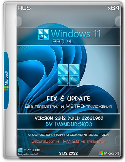 Windows 11 Pro VL x64 222 by ivandubskoj    