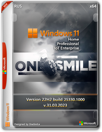 Windows 11 22H2 Compact RUS 3 in 1 64 bit Pro/Home